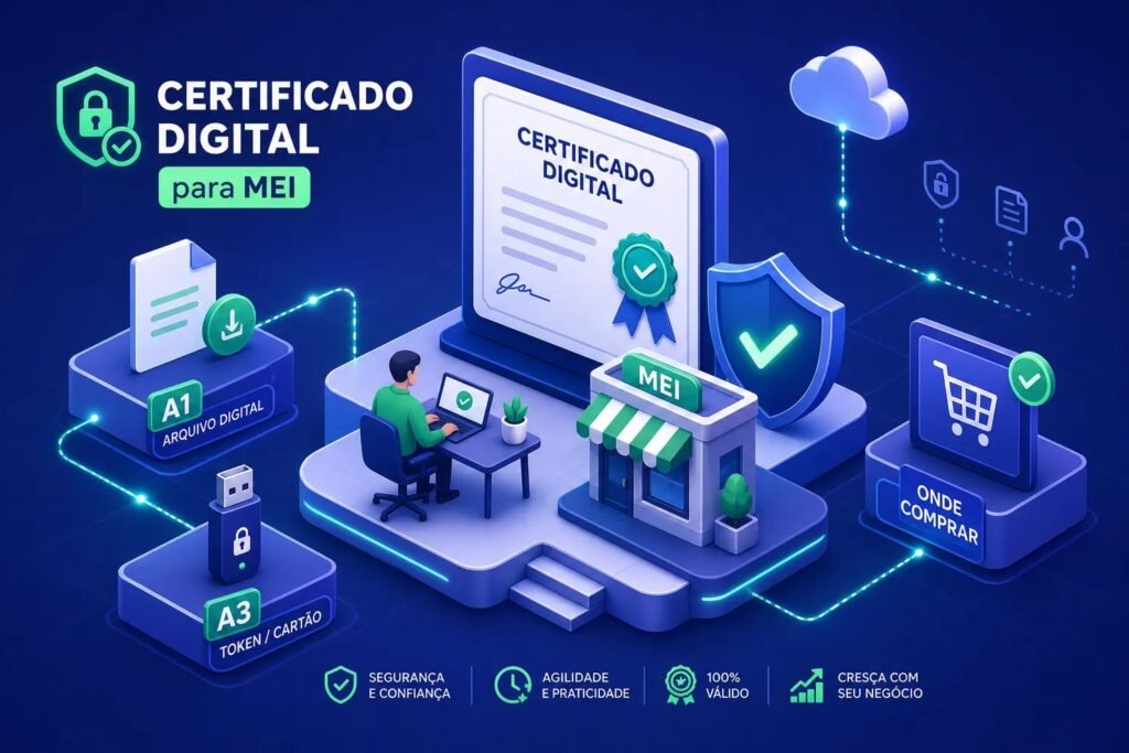 Certificado digital para MEI: A1, A3 e onde comprar 3 certificado digital para mei a1 a3 e onde comprar 1784748365512