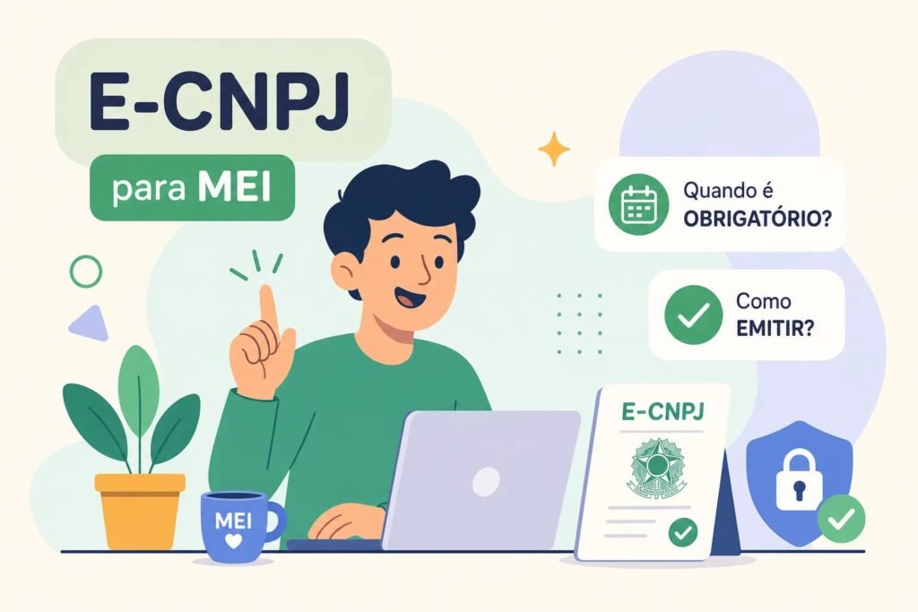 E-CNPJ para MEI: quando é obrigatório e como emitir 3 e cnpj para mei quando e obrigatorio e como emitir 1784661793902
