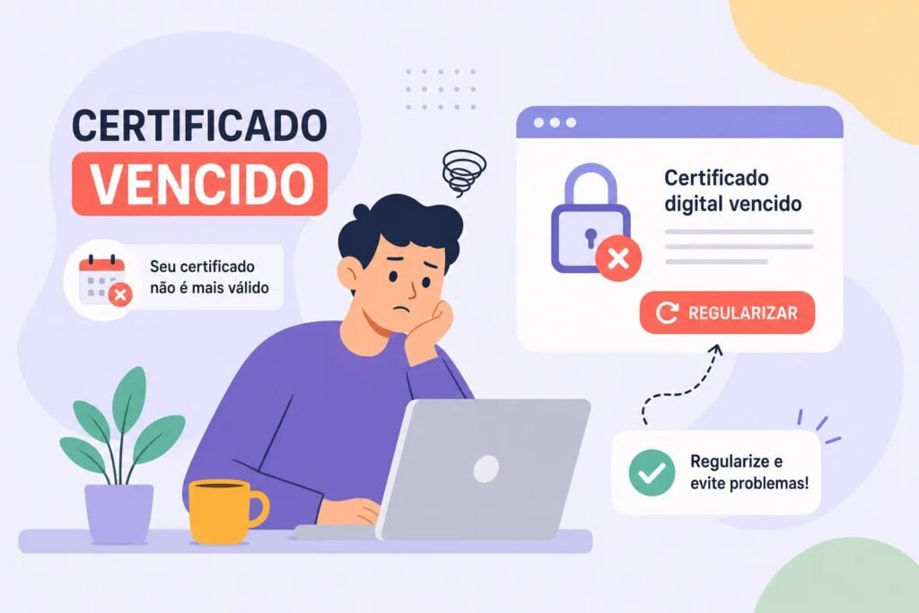 Certificado digital vencido: o que fazer para regularizar 1 certificado digital vencido o que fazer para regularizar 1789647102224