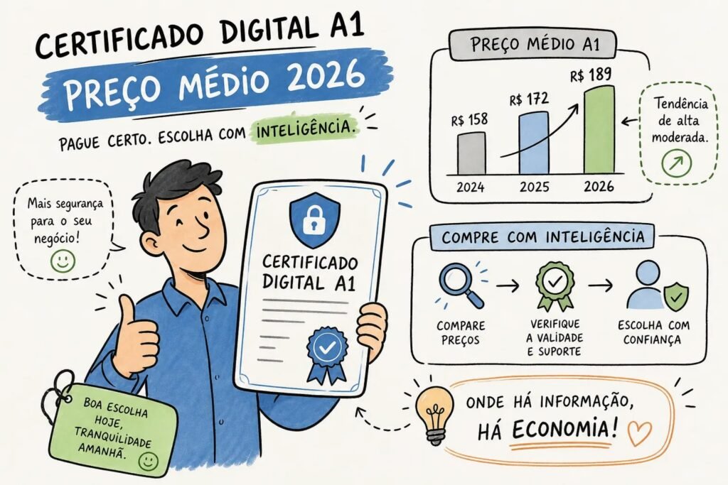 preco medio do certificado digital a1 em 2026 guia de compra 1789128745892