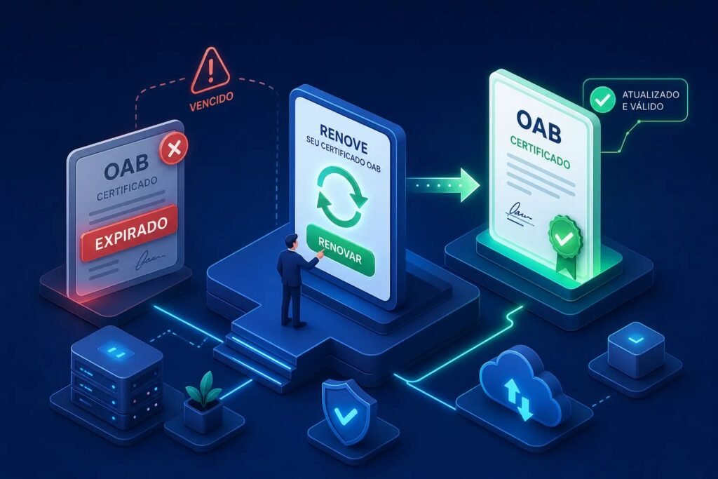 Certificado OAB expirado: como renovar ou emitir novo 1 certificado oab expirado como renovar ou emitir novo 1791202131139