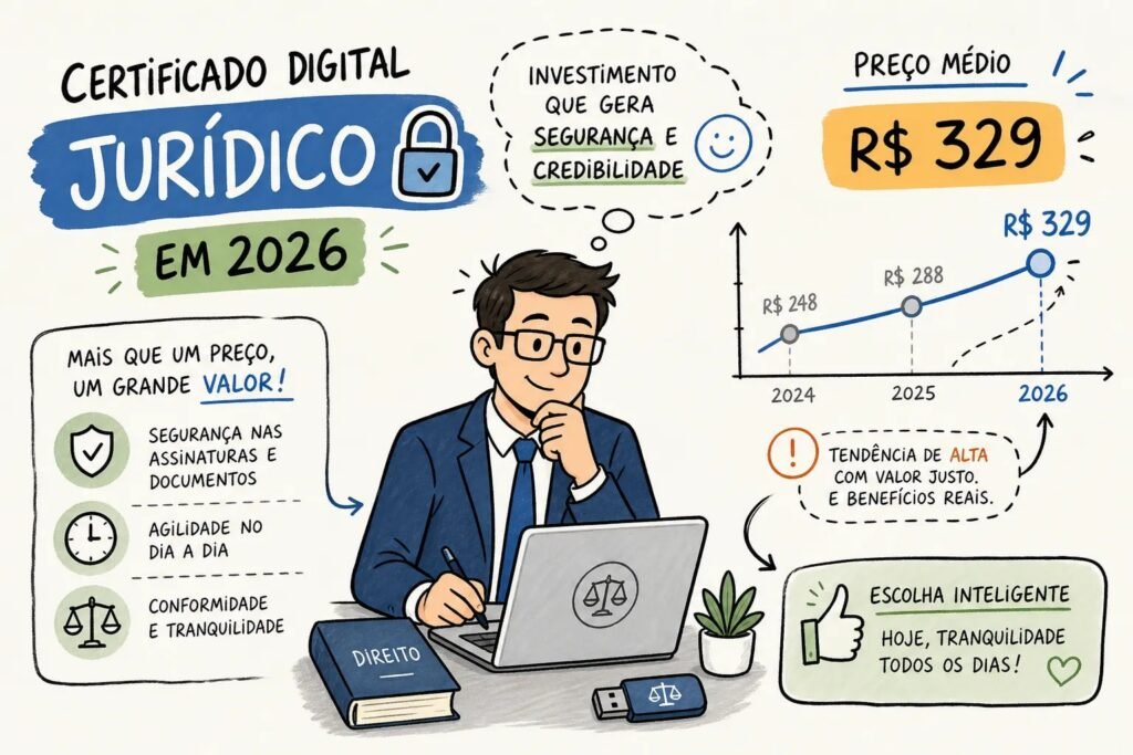 Preço médio do certificado digital jurídico em 2026 1 preco medio do certificado digital juridico em 2026 1790770040442